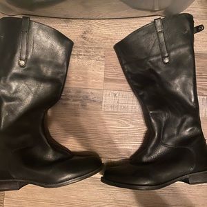 Matisse leather knee boots Size 9W (wide calf) black